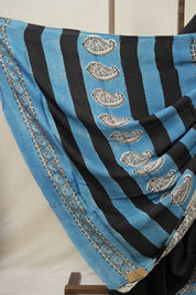 Black HBP Modal Silk Saree - SRBMSS520