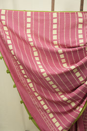 Pink HBP Cotton Saree - SRPCS3480