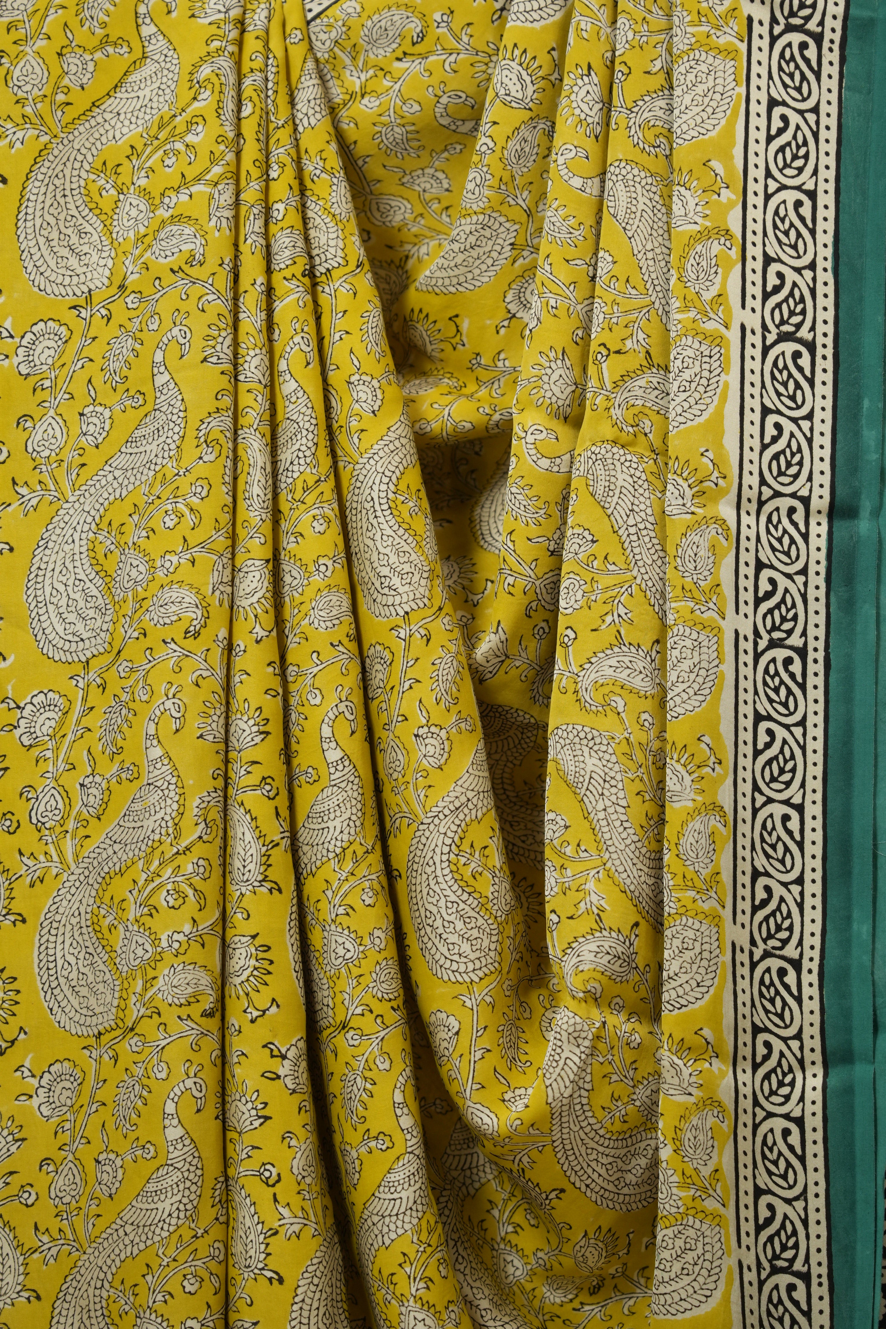 Yellow HBP Modal Silk Saree - SRYMSS519