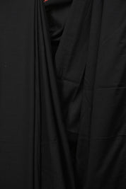 Black HBP Cotton Saree - SRBCS3460