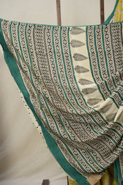 Yellow HBP Modal Silk Saree - SRYMSS519