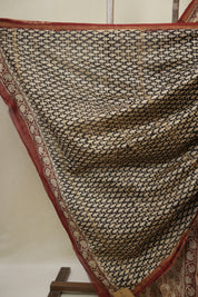 Beige HBP Cotton Silk Saree With Chanderi Border - SRBCSS1619