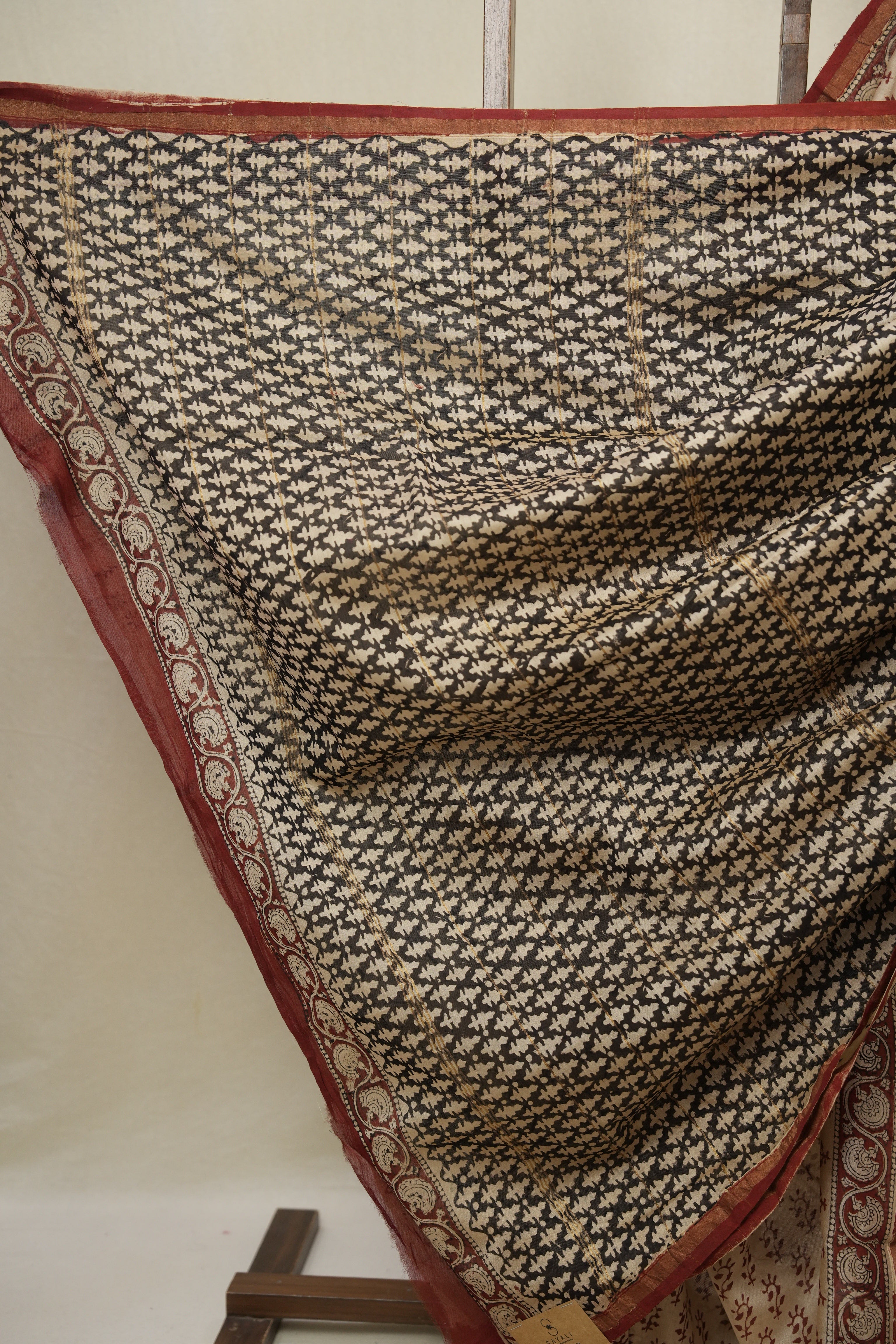 Beige HBP Cotton Silk Saree With Chanderi Border - SRBCSS1619