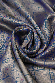 Deep Ocean Banarasi Silk Saree - Saavari - SSDOBSS48