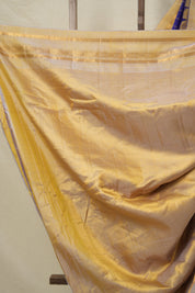 Royal Blue Gold Gadwal Silk Saree - SRRBGGSS620