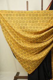 Black HBP Cotton Saree - SRBCS3462