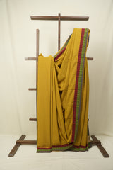 Yellow HBP Cotton Saree - SRYCS3461