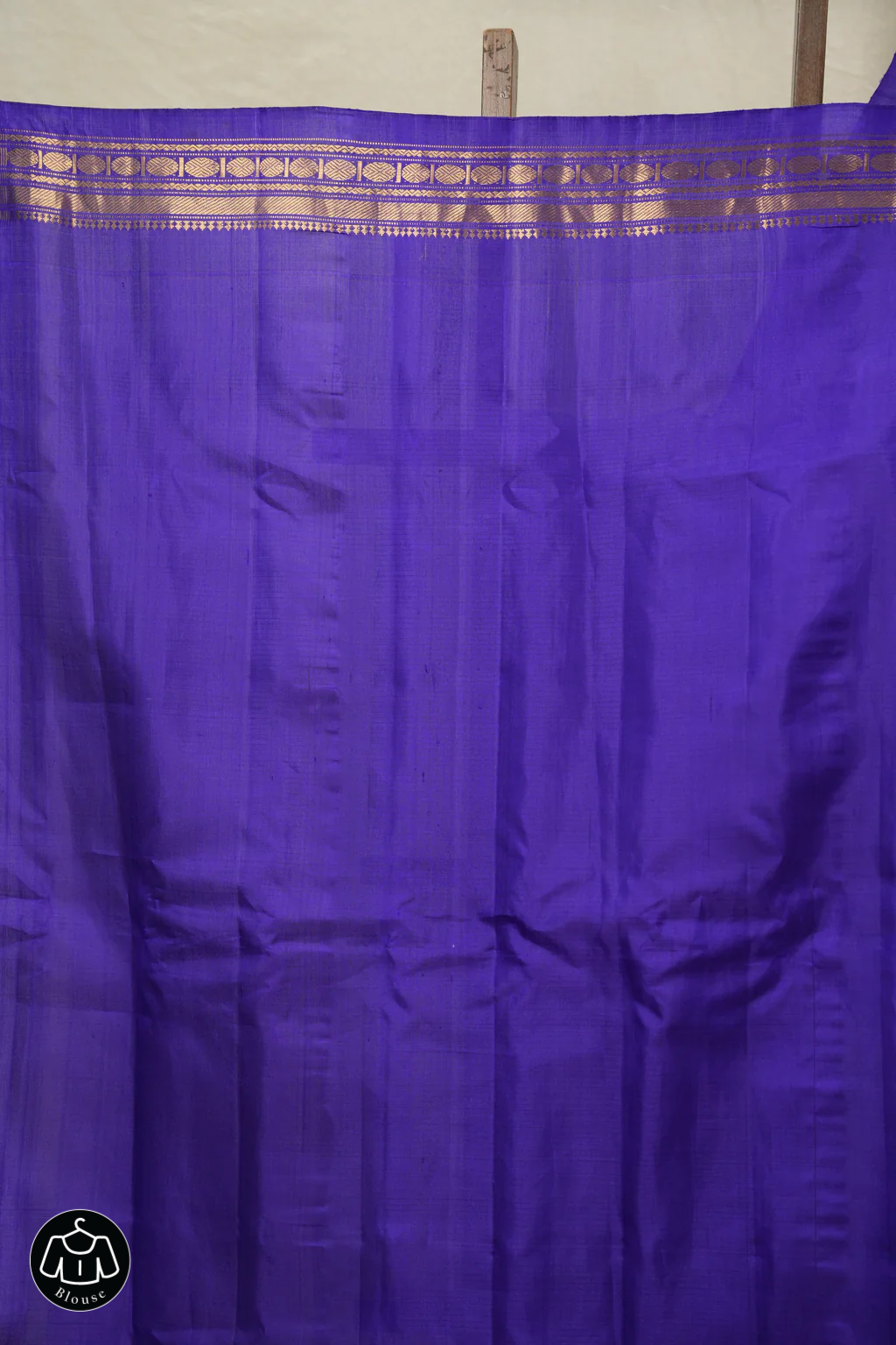 Dual Tone Blue Gadwal Silk Saree - SRDTBGSS619
