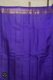 Dual Tone Blue Gadwal Silk Saree - SRDTBGSS619