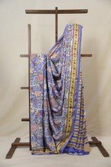 Blue HBP Modal Silk Saree - SRBMSS518