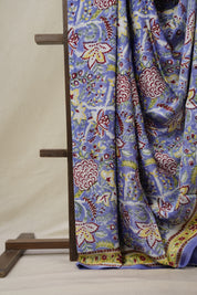 Blue HBP Modal Silk Saree - SRBMSS518