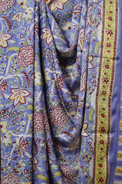 Blue HBP Modal Silk Saree - SRBMSS518