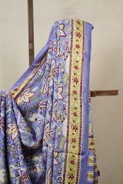 Blue HBP Modal Silk Saree - SRBMSS518