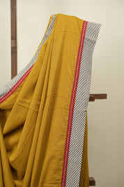 Yellow HBP Cotton Saree - SRYCS3464