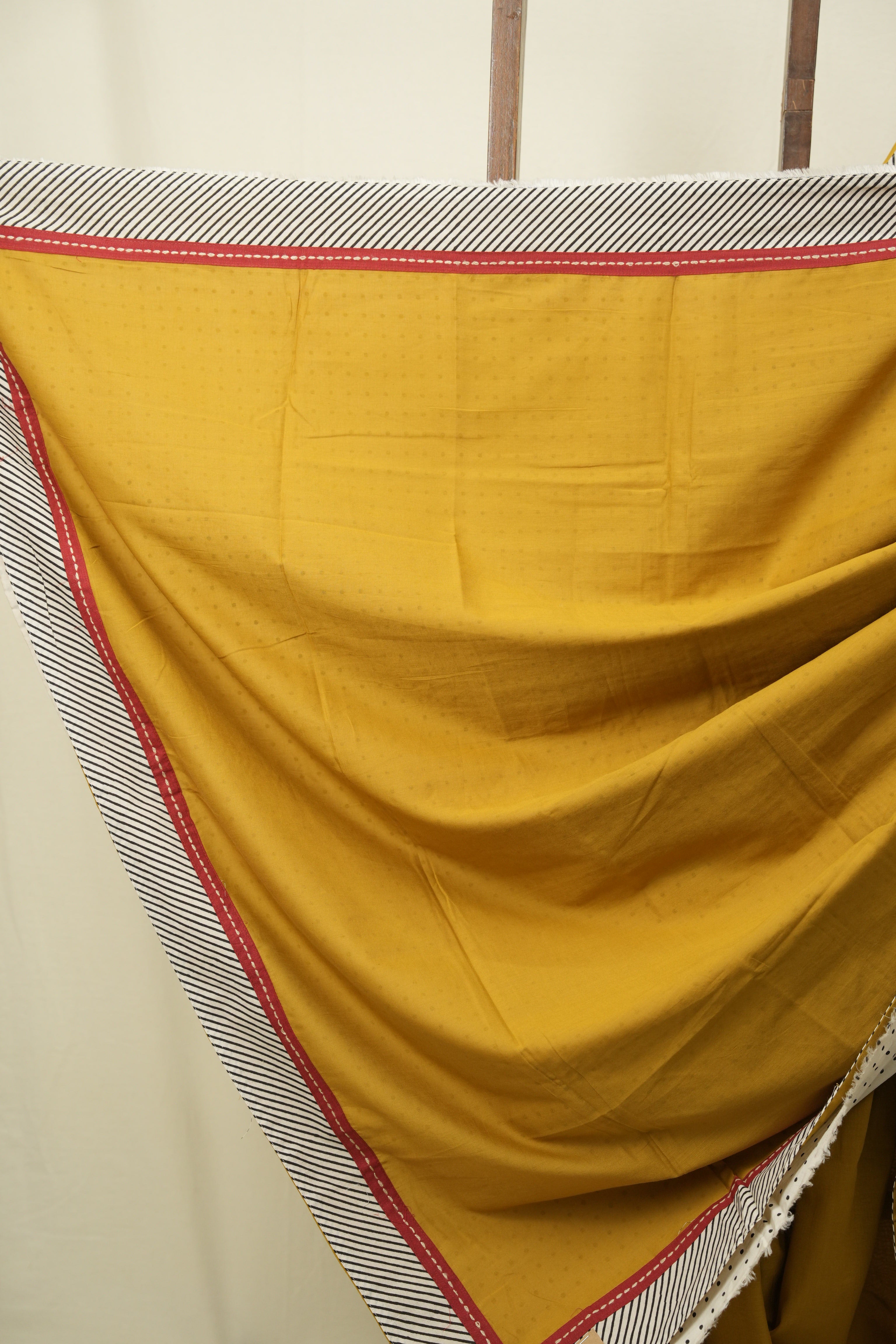 Yellow HBP Cotton Saree - SRYCS3464