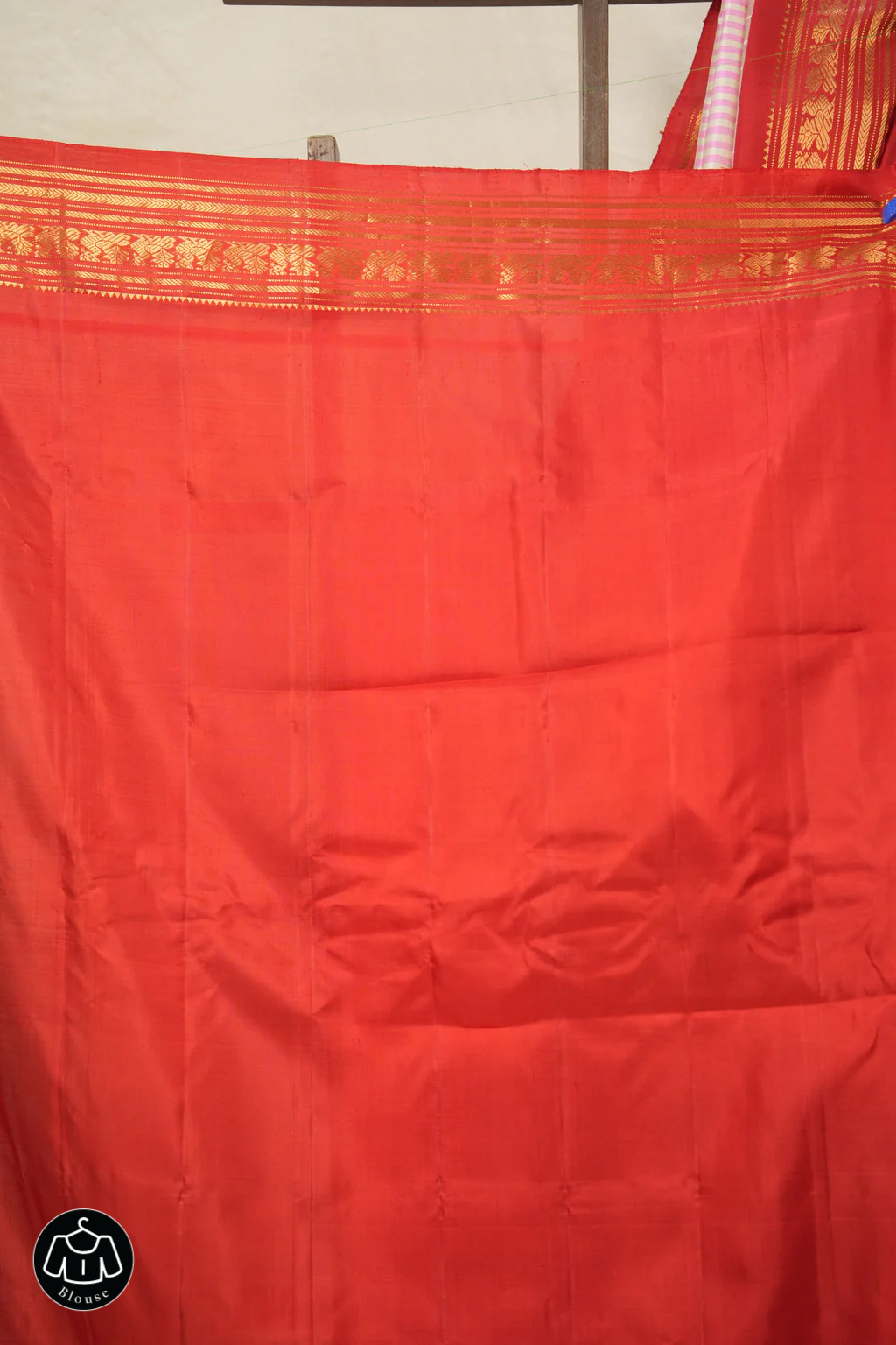 Pink Cream Gadwal Silk Saree - SRPCGSS618