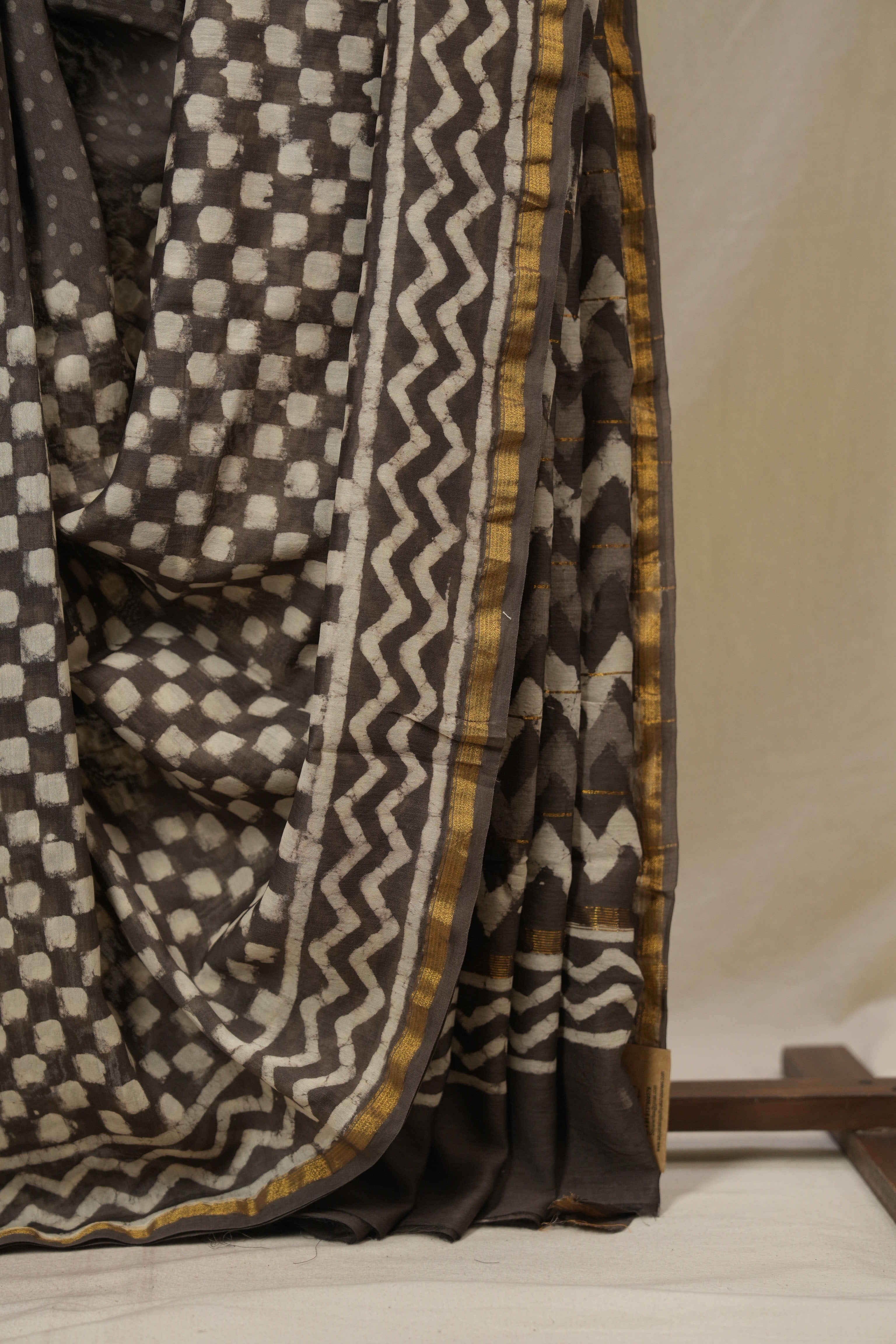 Brown HBP Cotton Silk Saree With Chanderi Border - SRBCSS1626
