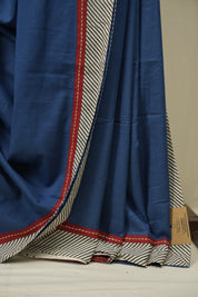 Blue HBP Cotton Saree - SRBCS3463