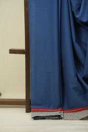 Blue HBP Cotton Saree - SRBCS3463