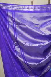 Aqua Blue Gadwal Silk Saree - SRABGSS617