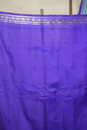 Aqua Blue Gadwal Silk Saree - SRABGSS617