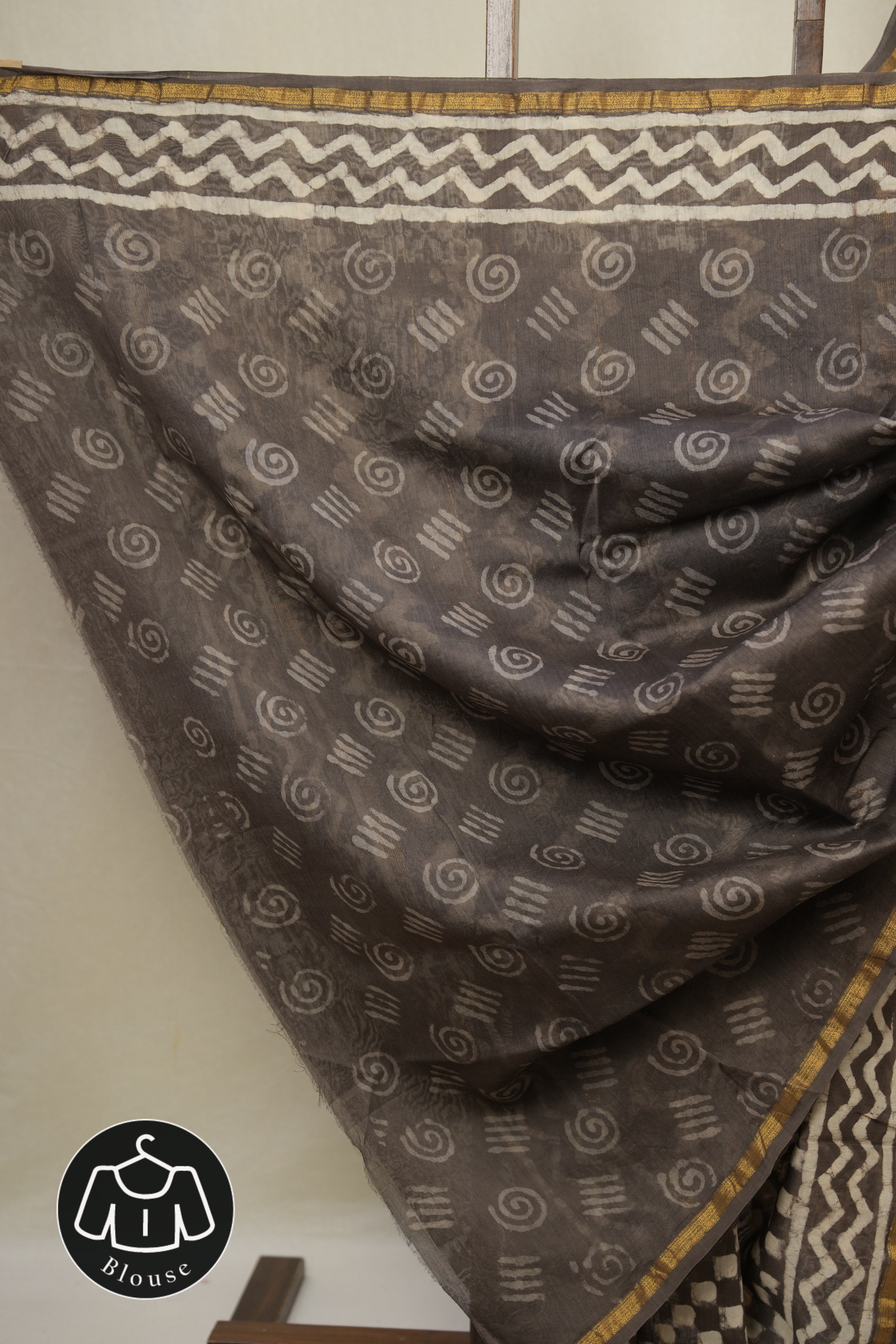 Brown HBP Cotton Silk Saree With Chanderi Border - SRBCSS1626