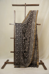 Brown HBP Cotton Silk Saree With Chanderi Border - SRBCSS1625