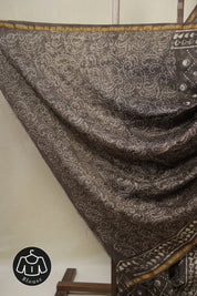 Brown HBP Cotton Silk Saree With Chanderi Border - SRBCSS1625