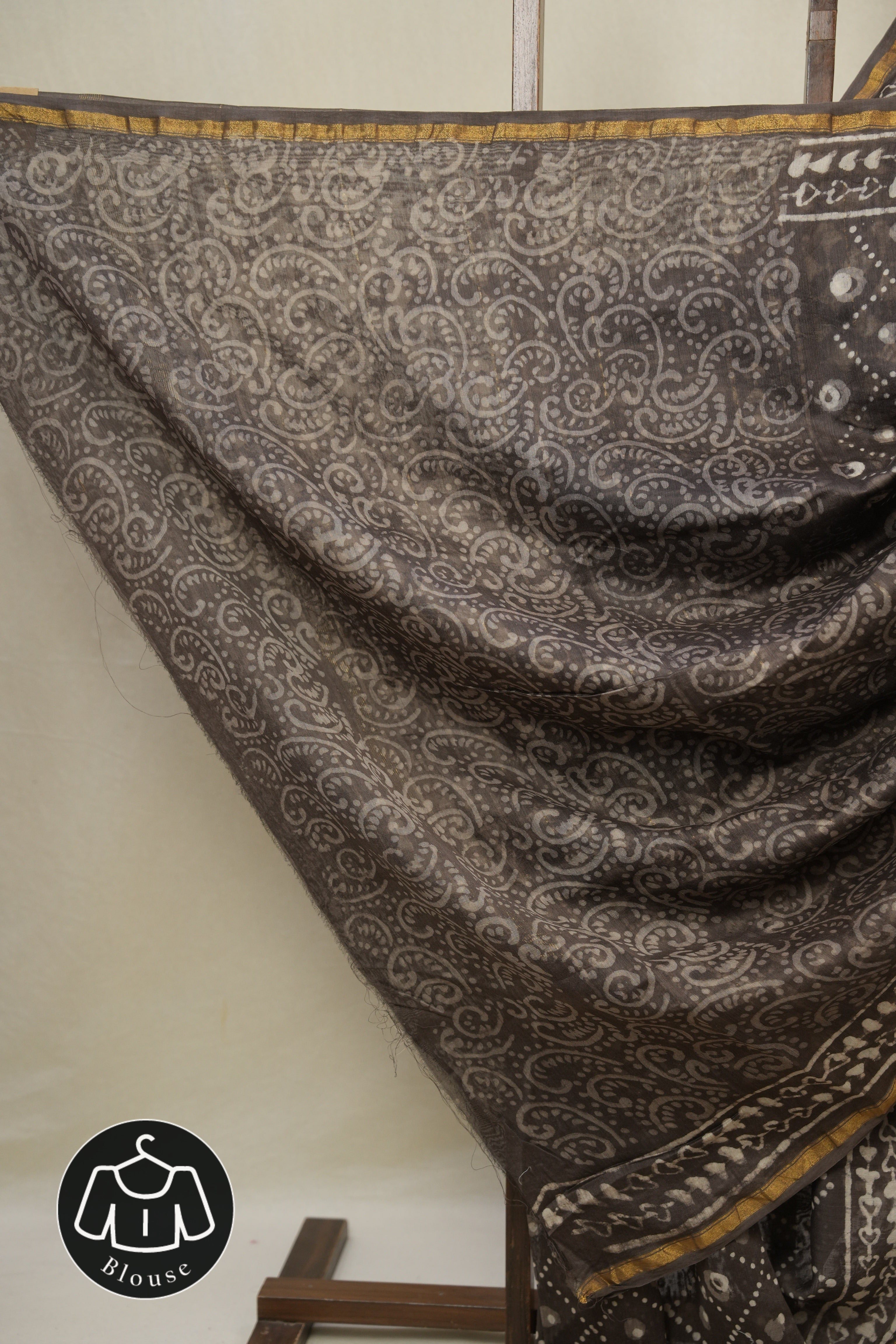 Brown HBP Cotton Silk Saree With Chanderi Border - SRBCSS1625