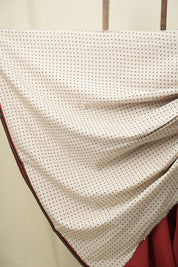 Fade Red HBP Cotton Saree - SRFRCS3466