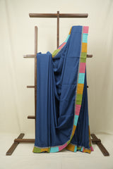 Blue HBP Cotton Saree - SRBCS3465