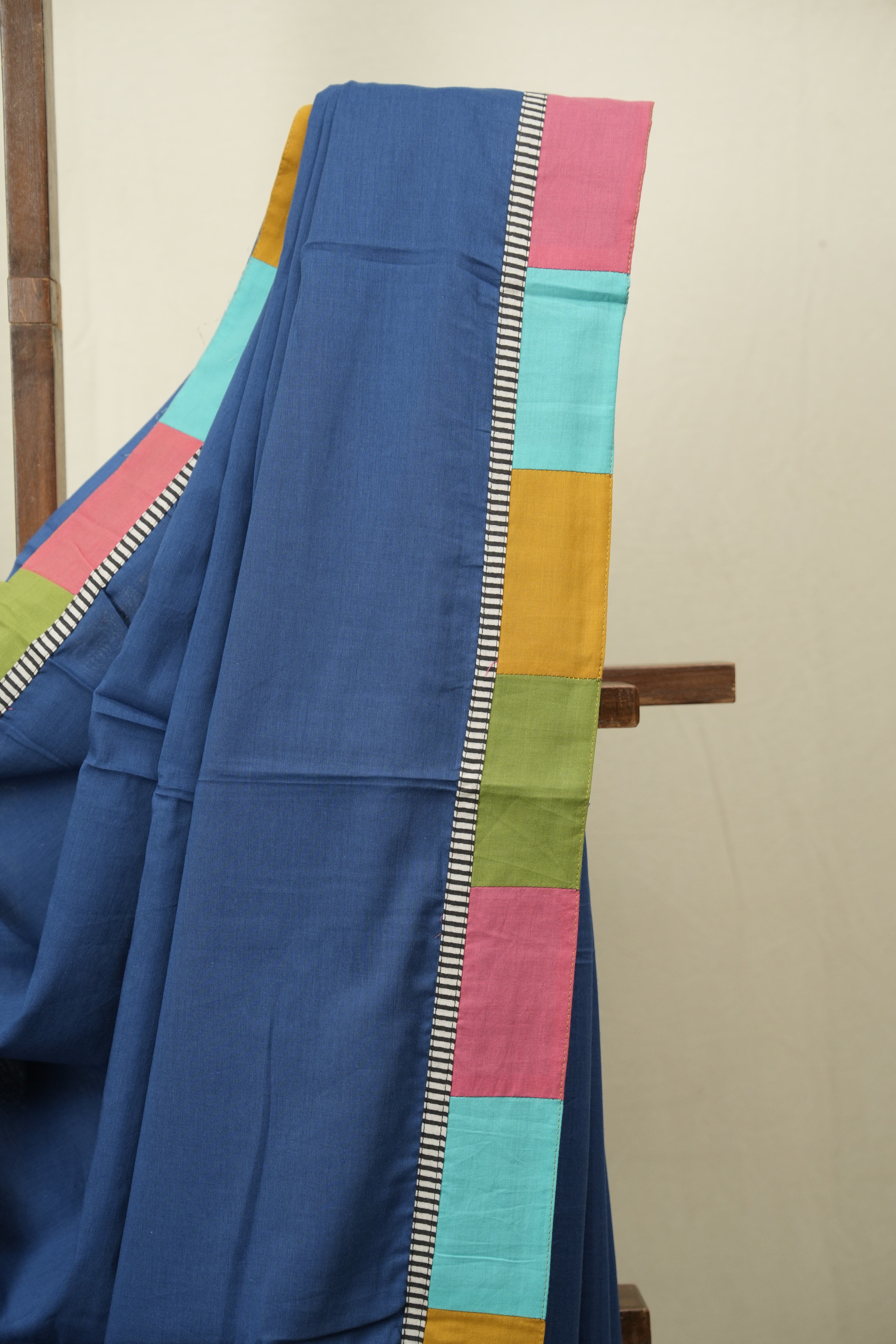 Blue HBP Cotton Saree - SRBCS3465