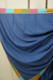 Blue HBP Cotton Saree - SRBCS3465