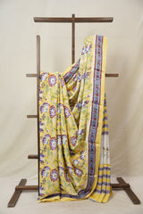 Yellow HBP Modal Silk Saree - SRYMSS516