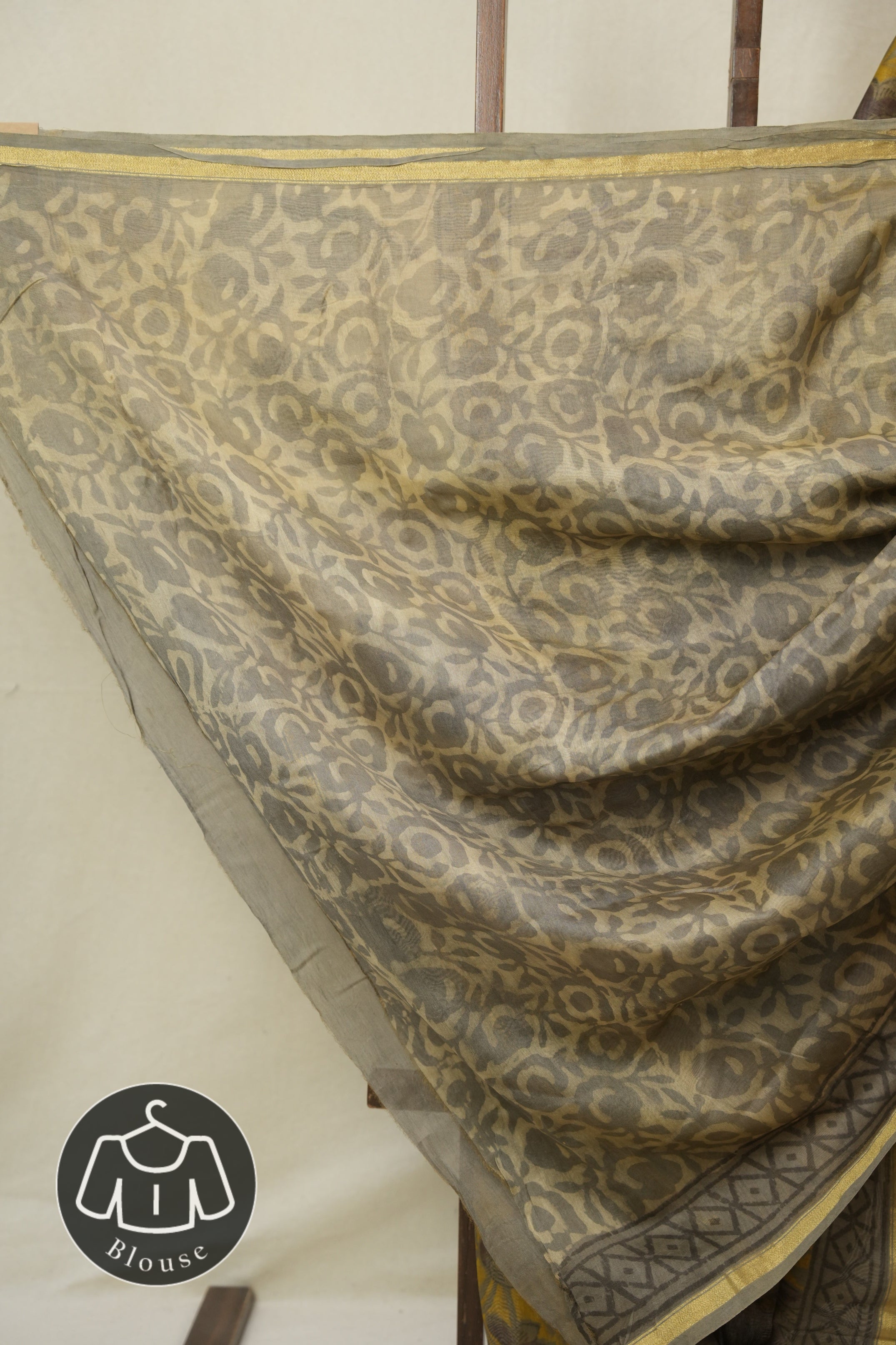 Mustard Yellow HBP Cotton Silk Saree With Chanderi Border - SRMYBCSS1592