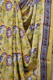 Yellow HBP Modal Silk Saree - SRYMSS516