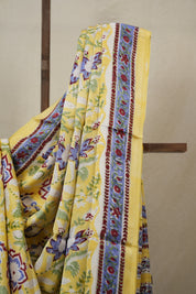 Yellow HBP Modal Silk Saree - SRYMSS516