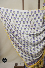 Yellow HBP Modal Silk Saree - SRYMSS516