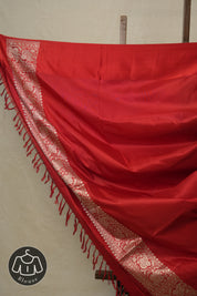 Black Banarasi Silk Saree-SRBBSS05EX