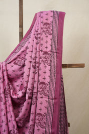 Pink HBP Modal Silk Saree - SRPMSS517