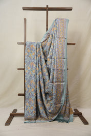 Pastel Aqua Blue HBP Modal Silk Saree - SRPABMSS521