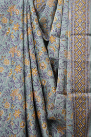 Pastel Aqua Blue HBP Modal Silk Saree - SRPABMSS521