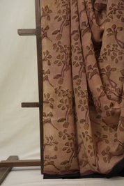 Dusty Peach HBP Georgette Vanaspati Saree - SRDPHGS27