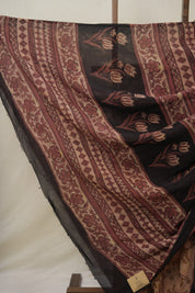 Dusty Peach HBP Georgette Vanaspati Saree - SRDPHGS27