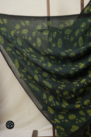 Green Yellow HBP Georgette Vanaspati Saree - SRGYHGS22