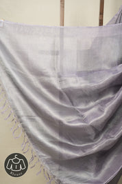 Lavender Tissue Tussar Silk Saree - SRLTTSS544
