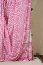 Pink HBP Cotton Saree - SRPCS3295