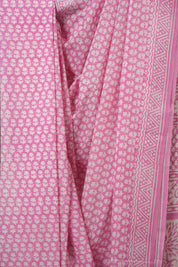 Pink HBP Cotton Saree - SRPCS3295