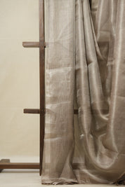 Silver Pink Tissue Tussar Silk Saree - SRSPTTSS542