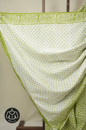 Green HBP Cotton Saree - SRGCS3294